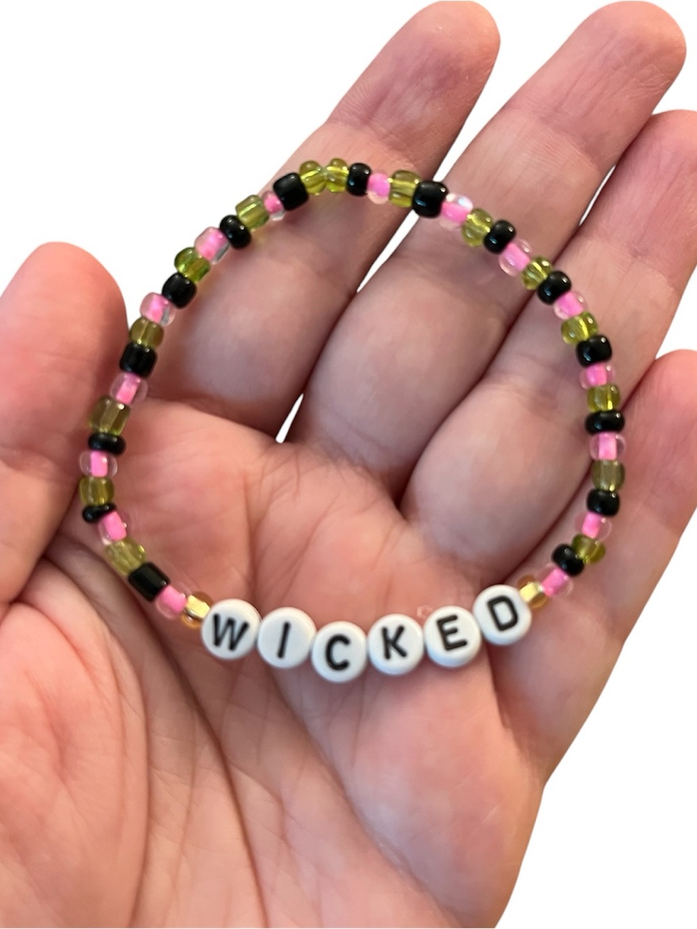Wicked Beaded Stretch Bracelets - Glinda and Elphaba